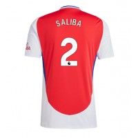 Arsenal William Saliba #2 Fußballbekleidung Heimtrikot 2024-25 Kurzarm